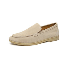 GEONWOO Old Money Suede Loafers