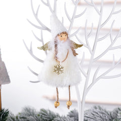 Plush girl doll Christmas tree pendant