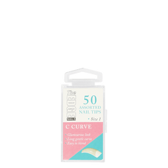C Curve Assorted Nail Tips 50 Pack