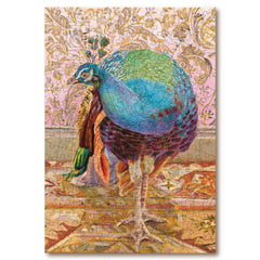 Peacock On Turkish Rug