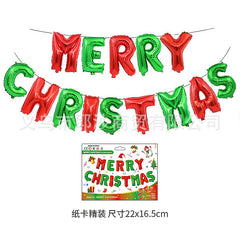 Christmas decoration aluminum film balloon
