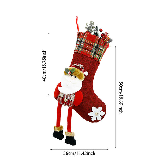 Decorations Christmas Sock Candy Bag Pendant