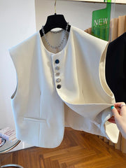 Loose-fitting Waistcoat Universal Bandage Dress