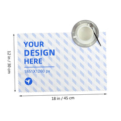 4pcs 12x18in Grease Resistant Insulated Placemats