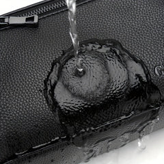 MENSON Black Clutch Bag for Men