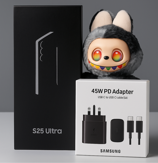 S25 ULTRA SMART PHONE WITH FREE LABUBU AND SAMSUNG CHARGER.