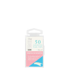 French White Assorted Nail Tips 50 Pack