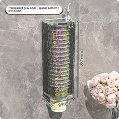 Disposable Cup Cup Puller Wall-mounted Punch-free Household Light Luxury Good-looking