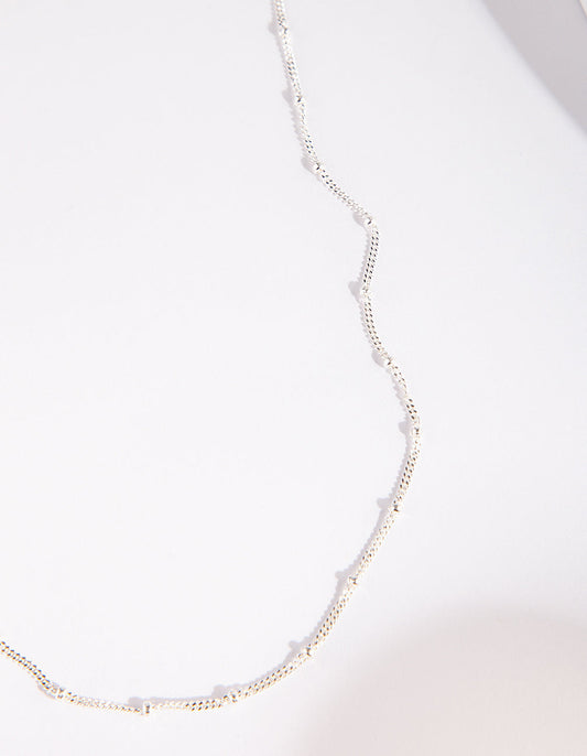 Sterling Silver Ball Chain Necklace