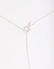 Sterling Silver Cubic Zirconia Heart Necklace