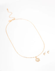 Gold Moon Celestial Jewellery Set