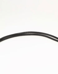 Black Cord & Gold Tassel Necklace