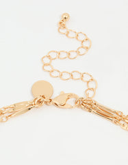 Gold Coin Layered Necklace