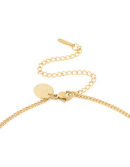 Waterproof Gold Plated Stainless Steel Virgo Circle Necklace