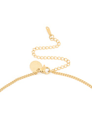 Waterproof Gold Plated Stainless Steel Circle Scorpio Necklace