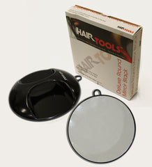 Deluxe Round Mirror Black