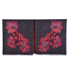 European And American Fashion Jacquard Split Thickened Warm Split Shawl