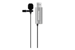 ProSound Lavalier USB-A Microphone Omnidirectional Electret Condenser with 3.5mm Audio Socket