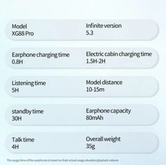 Smart Wireless Glasses, Multifunctional Audio Sunglasses, Wireless Calls, Music Playback.