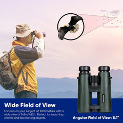 PRAKTICA Ambassador ED 8x42mm Binoculars - Green