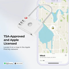 Maplin MiLi MiLock iOS Compatible Combination Padlock Item Locator
