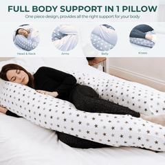 9ft Maternity Pregnancy Support Pillow - No Case