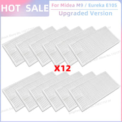 Fit For ( Midea M9, Eureka E10S, Eureka E20 Plus, Midea VCR S10 Plus, PObode A8 ) Parts Main Roller Side Brush Filter Mop Cloth