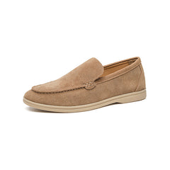 GEONWOO Old Money Suede Loafers