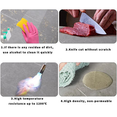 LUVODI Modern Set of 2 Living Room Round Center Table Furniture Marble Sofa Side Nesting Coffee Table with Metal Legs