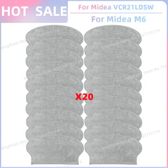 Fit For Midea VCR21LDSW / Midea M6 / Eureka NER600 Robot Vacuum Parts Main Roller Side Brush Hepa Filter Mop Cloth Accessories