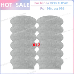 Fit For Midea VCR21LDSW / Midea M6 / Eureka NER600 Robot Vacuum Parts Main Roller Side Brush Hepa Filter Mop Cloth Accessories