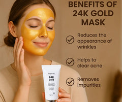 Ammuri 24K Gold Peel-Off Face Mask – Deep Cleansing & Brightening Pore Minimiser (60ml)