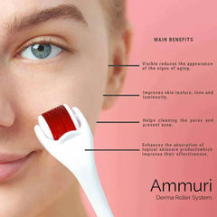 Ammuri Derma Roller for Scars and Anti-Aging Care
