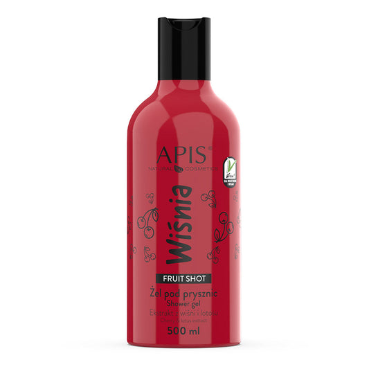 Apis Fruit Shot Cherry Shower Gel | 500 ml