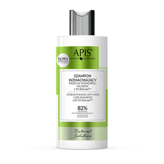 Apis Natural Solution Anti‑Hair Loss Strengthening Shampoo | 300 ml