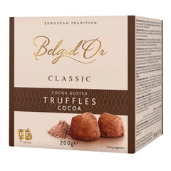 Belgian cocoa dusted truffles