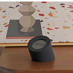 Edge Light Alarm Clock - Black