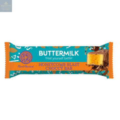 Buttermilk honeycomb bar enrobed in plant based chocolate