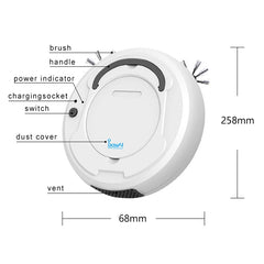 1800Pa Large Suction Smart Household Vacuum Cleaner Clean Robot