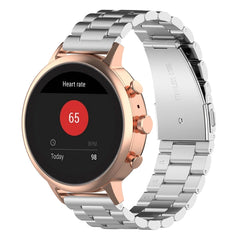 18mm Steel Wrist Strap Watch Band for Fossil Female Sport / Charter HR / Gen 4 Q Venture HR