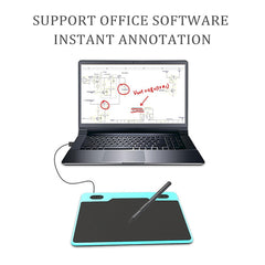 10Moons T503 Drawing Tablet Can Be Connected to mobile Phone Tablet with 8192 Passive Pen