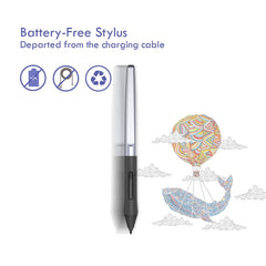 HUION Inspiroy Series H950P 5080LPI Professional Art USB Graphics Drawing Tablet for Windows / Mac OS, with Battery-free Pen