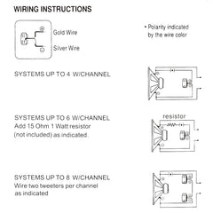 2 PCS T120 10W 98dB Car Dome Tweeter Audio Loudspeaker Treble Speaker