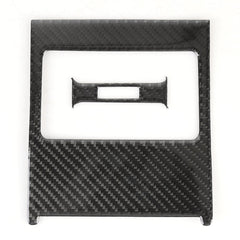 2 PCS Car Rear Air Outlet Frame Carbon Fiber Decorative Sticker for Mercedes-Benz W204 2007-2013