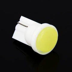 10 PCS T10/W5W/194/501/168 0.4W 20LM 6500K COB Bulbs Car Reading Lamp Clearance Light, DC 12V