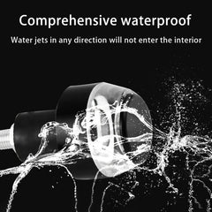 Pair Motorcycle Turn Signal Light Grip Bar Plug Strobe Side Marker End LED Handlebar Lamp