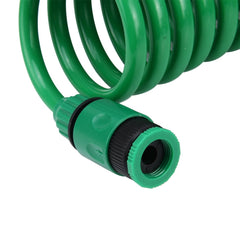 Garden Watering Series Spring Tube Hose Telescopic Spiral Pipe with Water Connector Adaptor and Connector, Length: 30m