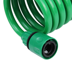 Garden Watering Series Spring Tube Hose Telescopic Spiral Pipe with Water Connector Adaptor and Connector, Length: 30m