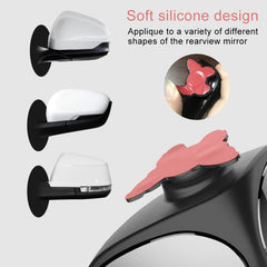 3R-046 360 Degrees Rotatable Right Blind Spot Side Assistant Mirror for Auto Car, Right Black, Right White