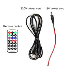 4 inch Round Shape Stereo Motorcycle / Car / Household Subwoofer, Built-in Bluetooth, Support TF Card & U Disk Reader, with Remote Control